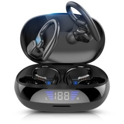 TWS VV2 – Bluetooth-Kopfhörer – Ohrbügel – mit Mikrofon/Ladebox/LED-Anzeige
