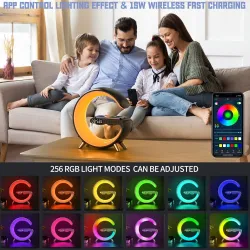 LED-Nachtlicht – RGB – USB – Wecker/Lautsprecher/APP-Steuerung