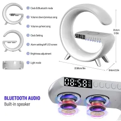 LED-Nachtlicht – RGB – USB – Wecker/Lautsprecher/APP-Steuerung
