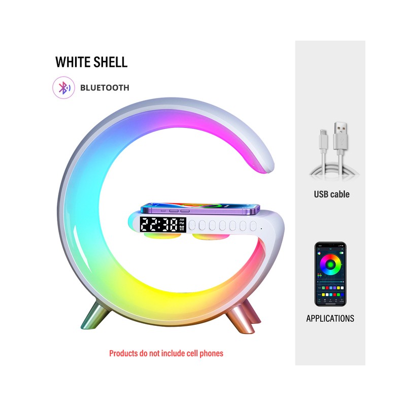 LED-Nachtlicht – RGB – USB – Wecker/Lautsprecher/APP-Steuerung