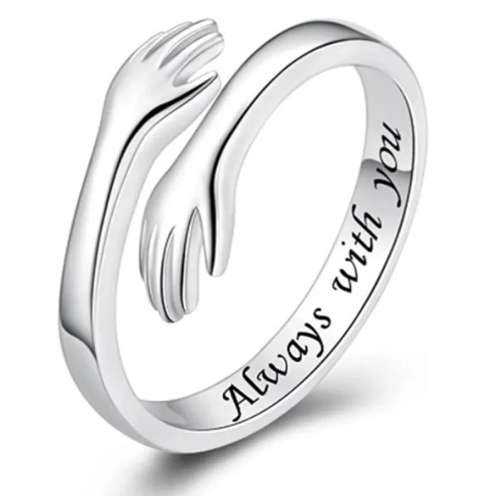 Resizable ring - "I Love You Forever" - unisexRings