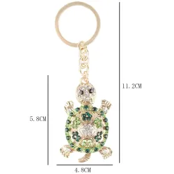 Crystal turtle - keychainKeyrings