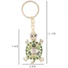 Crystal turtle - keychainKeyrings