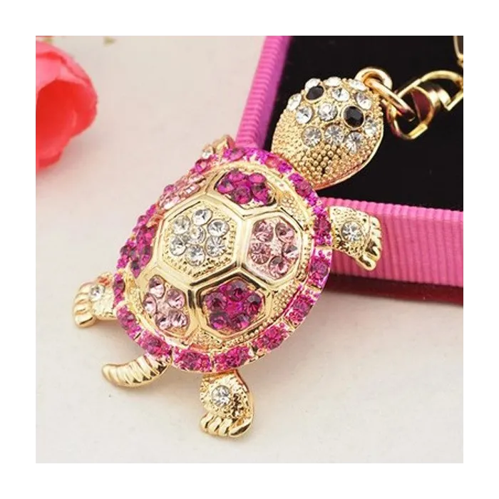 Crystal turtle - keychainKeyrings