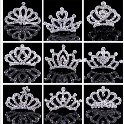 Kristallkronen-Tiara – Haarspange
