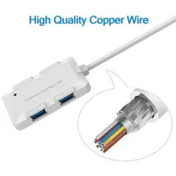 4-Port-HUB – USB 3.0 – 5 Gbit/s
