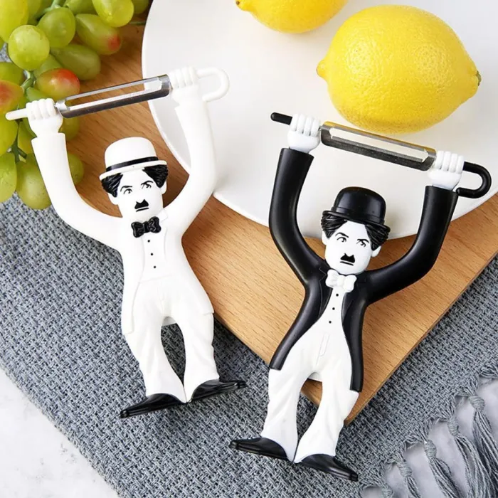 Charlie Chaplin - fruit / vegetable peeler - stainless steelCeramic