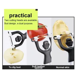 Charlie Chaplin - fruit / vegetable peeler - stainless steelCeramic