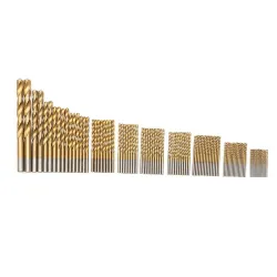 15–10 mm – HSS-Titanbeschichtete Spiralbohrer – 99-teiliges Set