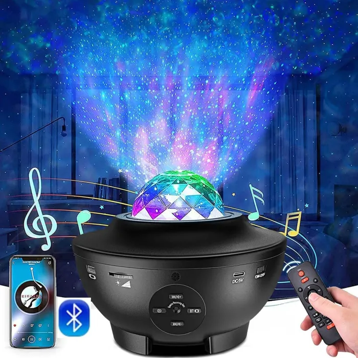 Sternenhimmelprojektor – LED-Nachtlicht – mit Lautsprecher – Bluetooth