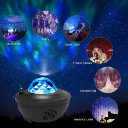 Sternenhimmelprojektor – LED-Nachtlicht – mit Lautsprecher – Bluetooth