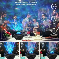 Sternenhimmelprojektor – LED-Nachtlicht – mit Lautsprecher – Bluetooth