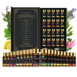 Ätherische Öle – für Diffusoren/Aromatherapie/Bad/Massage – 20 Stück – 5 ml