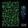 Decorative luminous nails stickersNail stickers