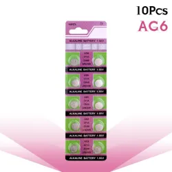 AG6 371 D371 605 SR920SW SR69 – Alkaline-Knopfbatterie – 10 Stück
