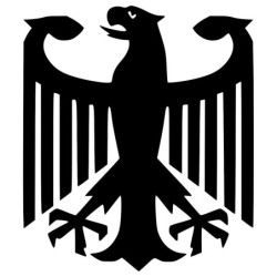 Deutscher Adler - Vinyl-Autoaufkleber