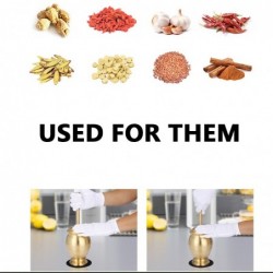 Copper pestle / mortar - set - crusher for spice / pepper / salt / herbs - grinderMills - Grinders