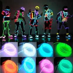 Flexibles Neon-LED-Licht – 3 m Kabel – batteriebetrieben