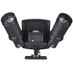 LED solar lamp - PIR motion sensor - dual head spotlight - waterproof wall lightSolar lighting