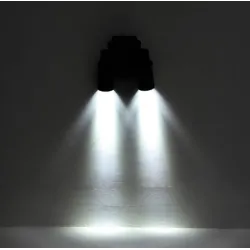 LED solar lamp - PIR motion sensor - dual head spotlight - waterproof wall lightSolar lighting