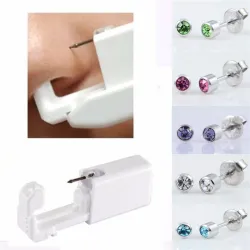 Körper-/Ohrpiercing-Set – Einwegartikel – sicher – steril – Pistole/Ohrstecker