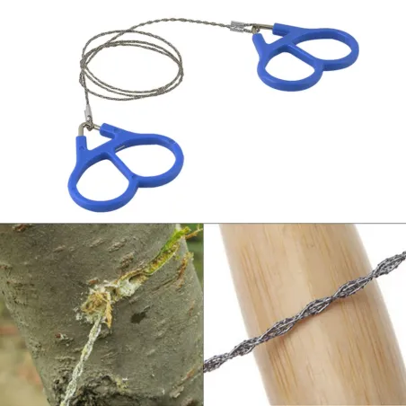 Stahldraht-Handsäge – Outdoor-/Survival-Ausrüstung