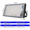 100 W – AC 220 V, 230 V, 240 V – LED-Flutlicht – IP65 wasserdicht – Außenreflektor
