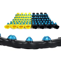 Zweireihiger magnetischer Hula-Hoop-Reifen – Fitness-Massage – Cardio-Gerät