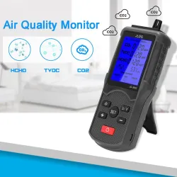 Kohlendioxidtester / CO2-Detektor / Luftqualitätsmonitor - Temperatur- / Feuchtigkeitsmessung - Multifunktionstester