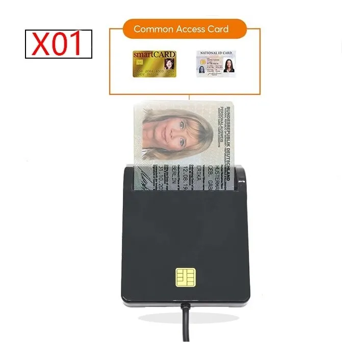 UTHAI - Smart card reader - for bank card / SIM / IC / ID / EMV / SD / TF / MMC / USB - ISO / Windows / Linux / OSAccessories
