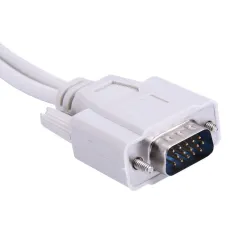 VGA SVGA – 1 auf 2 Monitore – Stecker auf 2 Dual-Y-Buchsen – 15-polig – Adapter – Splitterkabel
