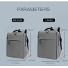 Trendige Laptoptasche - Rucksack - mit USB-Ladeanschluss - wasserdicht