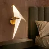 LED-Wandleuchte - Origami-Papiervogel-Design