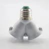 E27 auf E27 – 1 auf 2 Lampen – Fassungssockel – Konverter – Splitter – Adapter – feuerfest