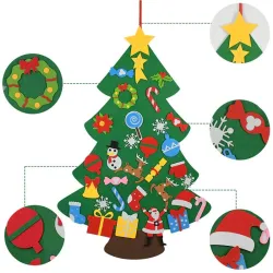 Filz-Weihnachtsbaum – DIY Weihnachtsdekoration