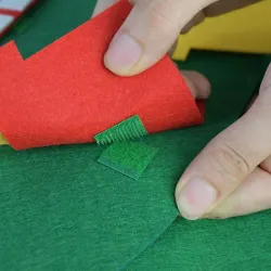 Filz-Weihnachtsbaum – DIY Weihnachtsdekoration
