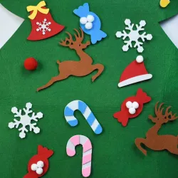 Filz-Weihnachtsbaum – DIY Weihnachtsdekoration