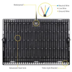 LED-Flutlicht – Reflektor – ultradünn – IP65 wasserdicht – 150 W – 200 W – 500 W – 110 V/220 V