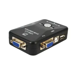 KVM-Umschalter - Splitter - 2 Ports - USB 2.0 - 1920*1440 VGA SVGA