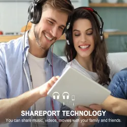 Professioneller DJ-Studiokopfhörer – kabelgebundenes Stereo-Headset – mit Mikrofon