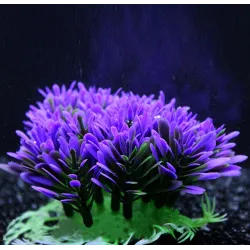 Artificial plastic plant - purple flower - aquarium decorationDecorations