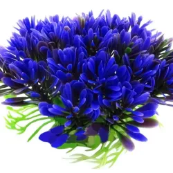 Artificial plastic plant - purple flower - aquarium decorationDecorations