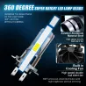 Mini H7 LED headlight bulb 250W CSP - 320000lm - auto diode bulbs - H7 Turbo LED - 12V - 6500KH7