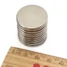N35 – Neodym-Magnet – starke runde Scheibe – 25 * 2 mm – 10 Stück
