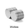 N35 – Neodym-Magnet – starke runde Scheibe – 25 * 2 mm – 10 Stück