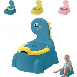 Töpfchentraining mit Dinosauriern – Toilettenstuhl für Jungen und Mädchen – rutschfest