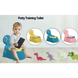 Töpfchentraining mit Dinosauriern – Toilettenstuhl für Jungen und Mädchen – rutschfest