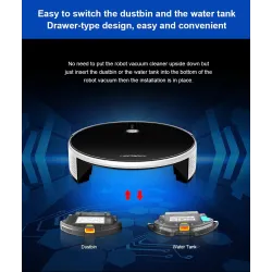 LIECTROUX C30B - 4000pa - Roboter - Staubsauger - 2D-Kartennavigation - WLAN - Wassertank