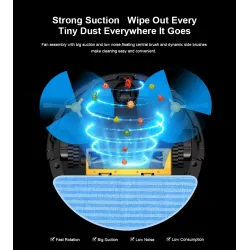 LIECTROUX C30B - 4000pa - Roboter - Staubsauger - 2D-Kartennavigation - WLAN - Wassertank