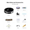 LIECTROUX C30B - 4000pa - Roboter - Staubsauger - 2D-Kartennavigation - WLAN - Wassertank